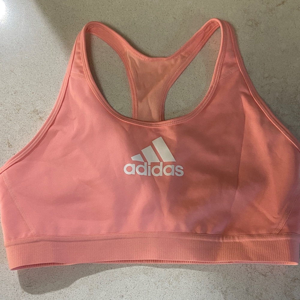Adidas Coral Racerback Sports Bra